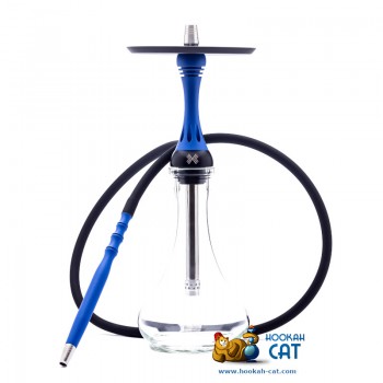 Кальян Alpha Hookah Model X Blue Matte (Альфа Хука Модель Х Синий Матовый)